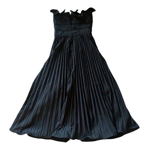 NWT Tuckernuck Moon River Black Pleated Maxi Dress - Picture 7 of 11